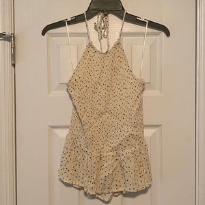 Patrons of Peace - rouched halter top - like new - medium